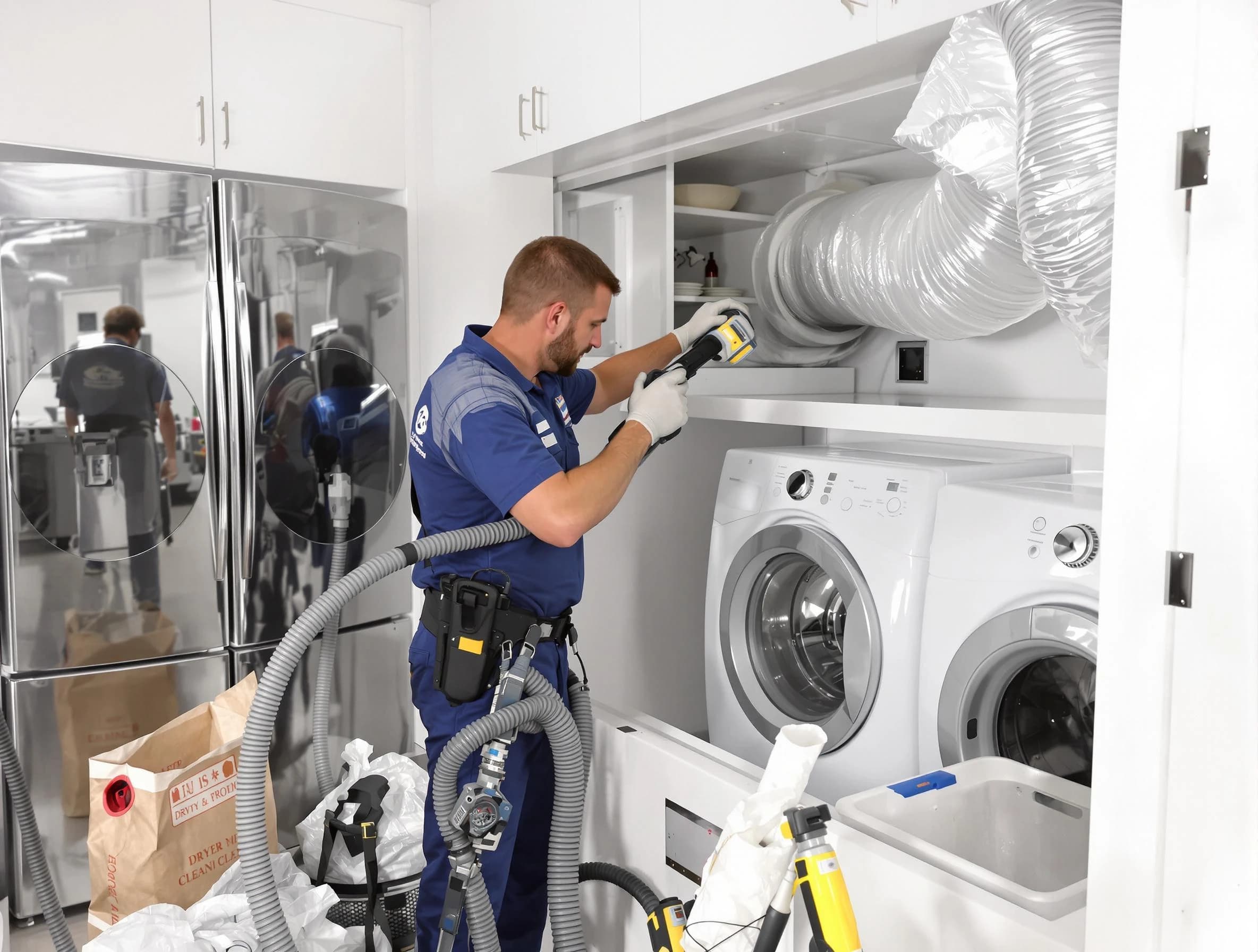 Professional duct cleaning by Hendersonville Dryer Vent Cleaning in Hendersonville
