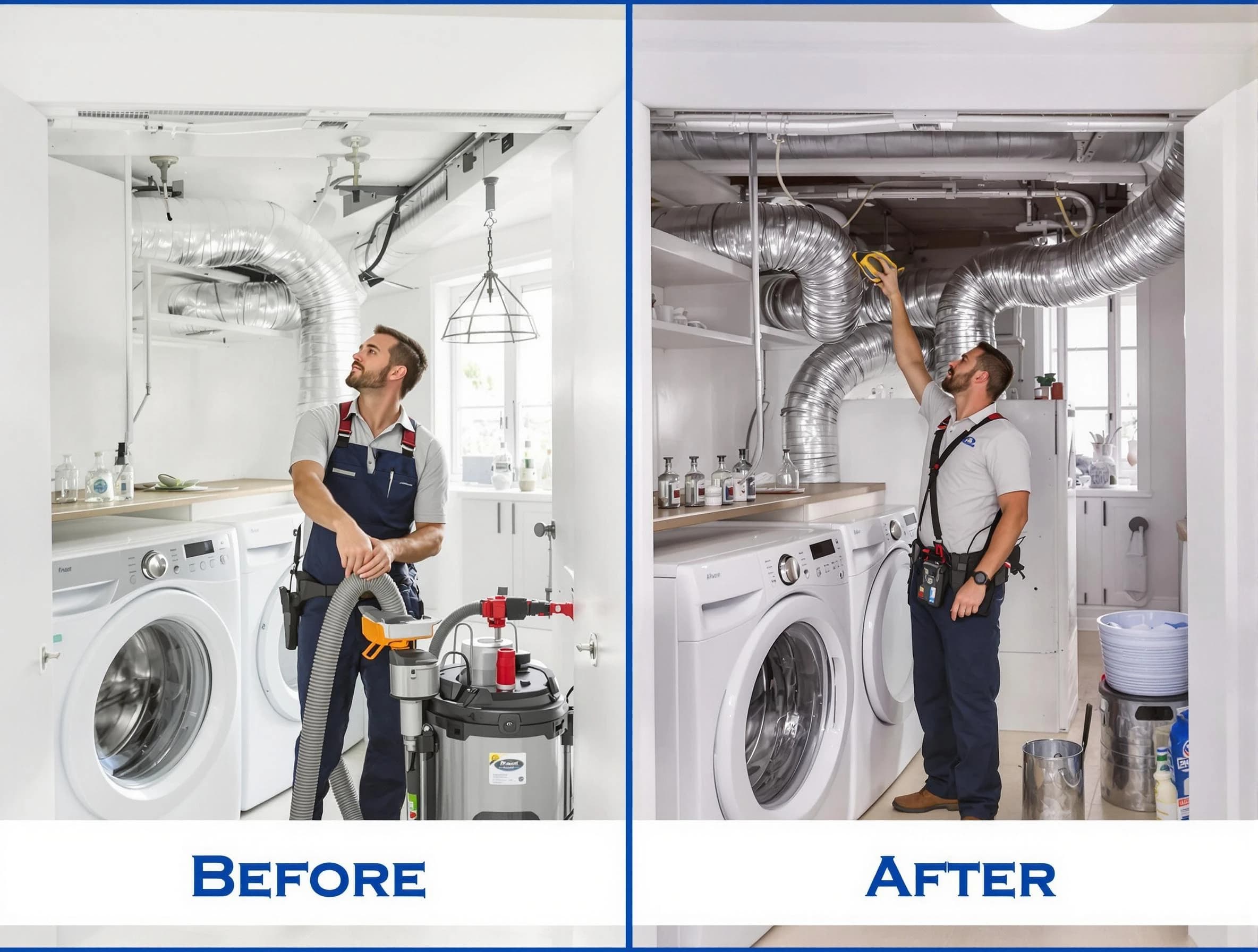 Expert gas dryer vent cleaning by Hendersonville Dryer Vent Cleaning in Hendersonville