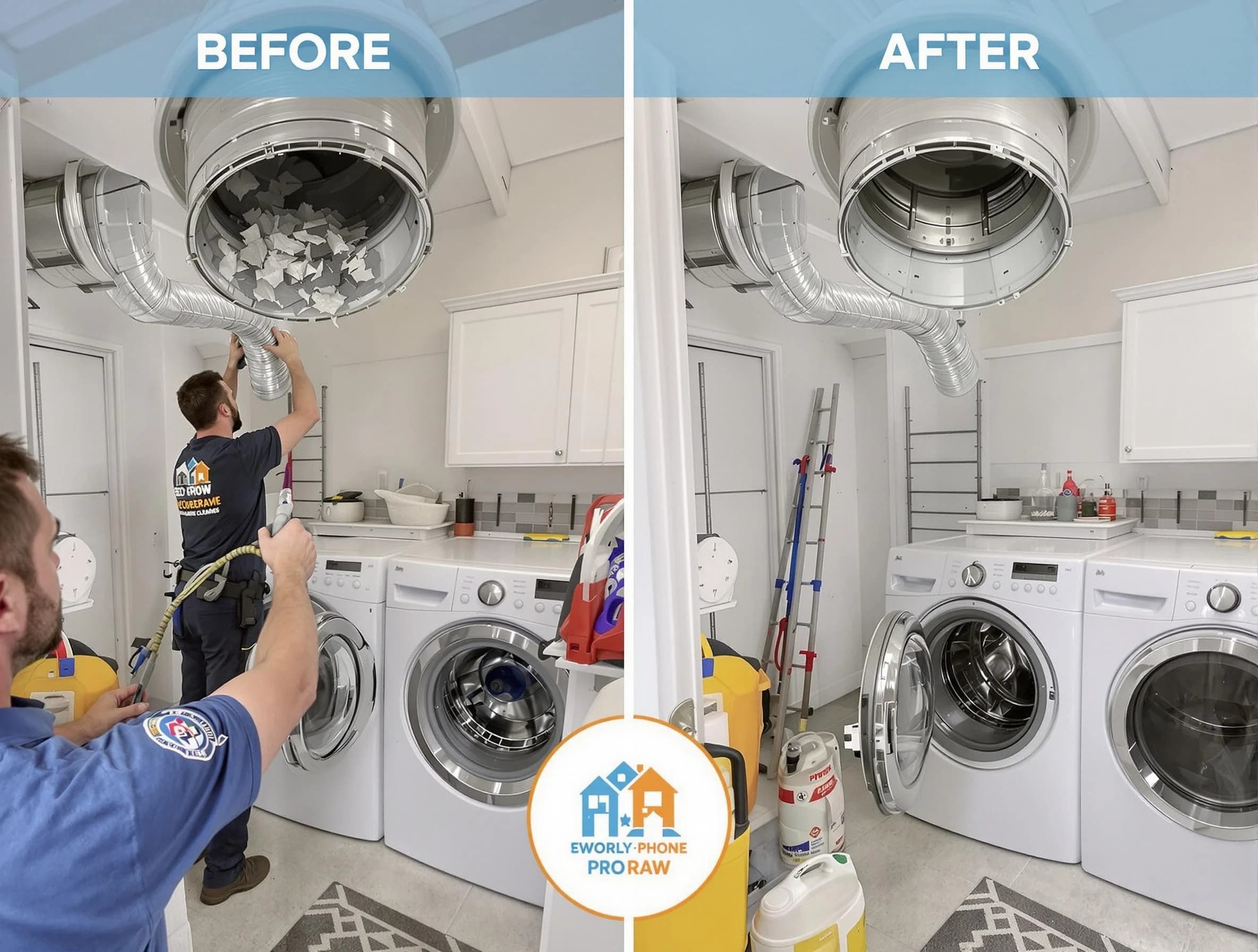 Residential dryer vent cleaning by Hendersonville Dryer Vent Cleaning in Hendersonville