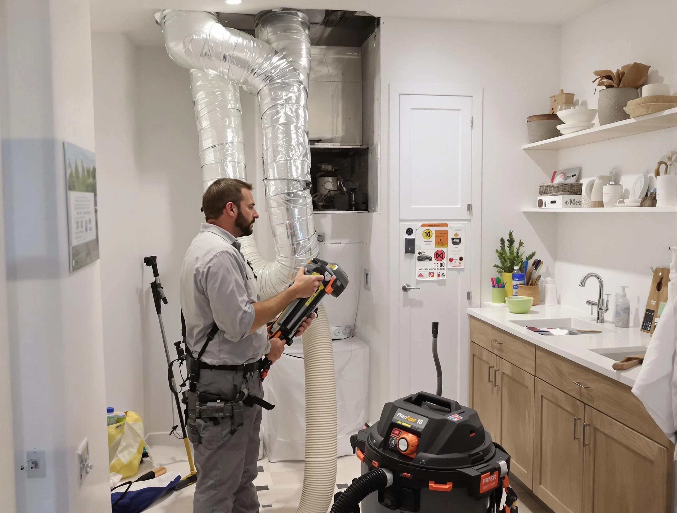 Clogged Dryer Vent Cleaning in Hendersonville