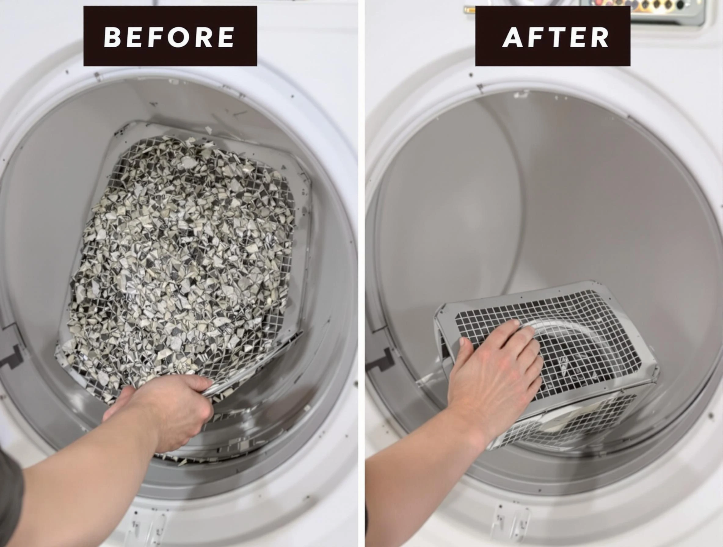 Professional lint trap cleaning by Hendersonville Dryer Vent Cleaning in Hendersonville