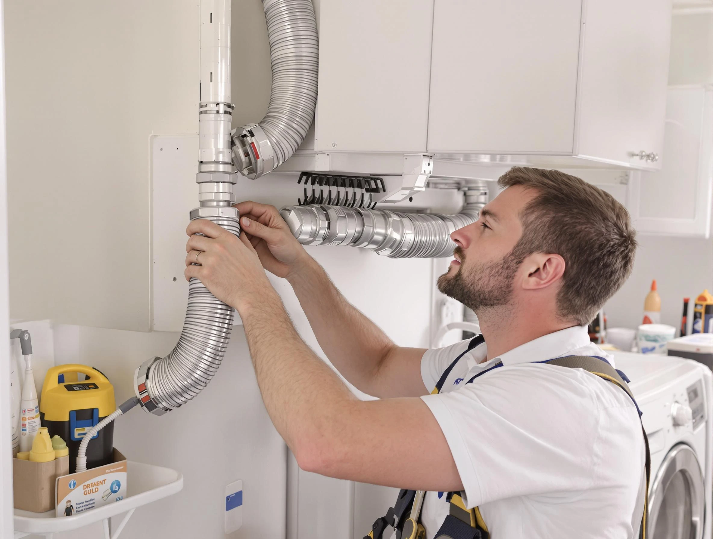 Professional dryer vent repair and installation by Hendersonville Dryer Vent Cleaning in Hendersonville