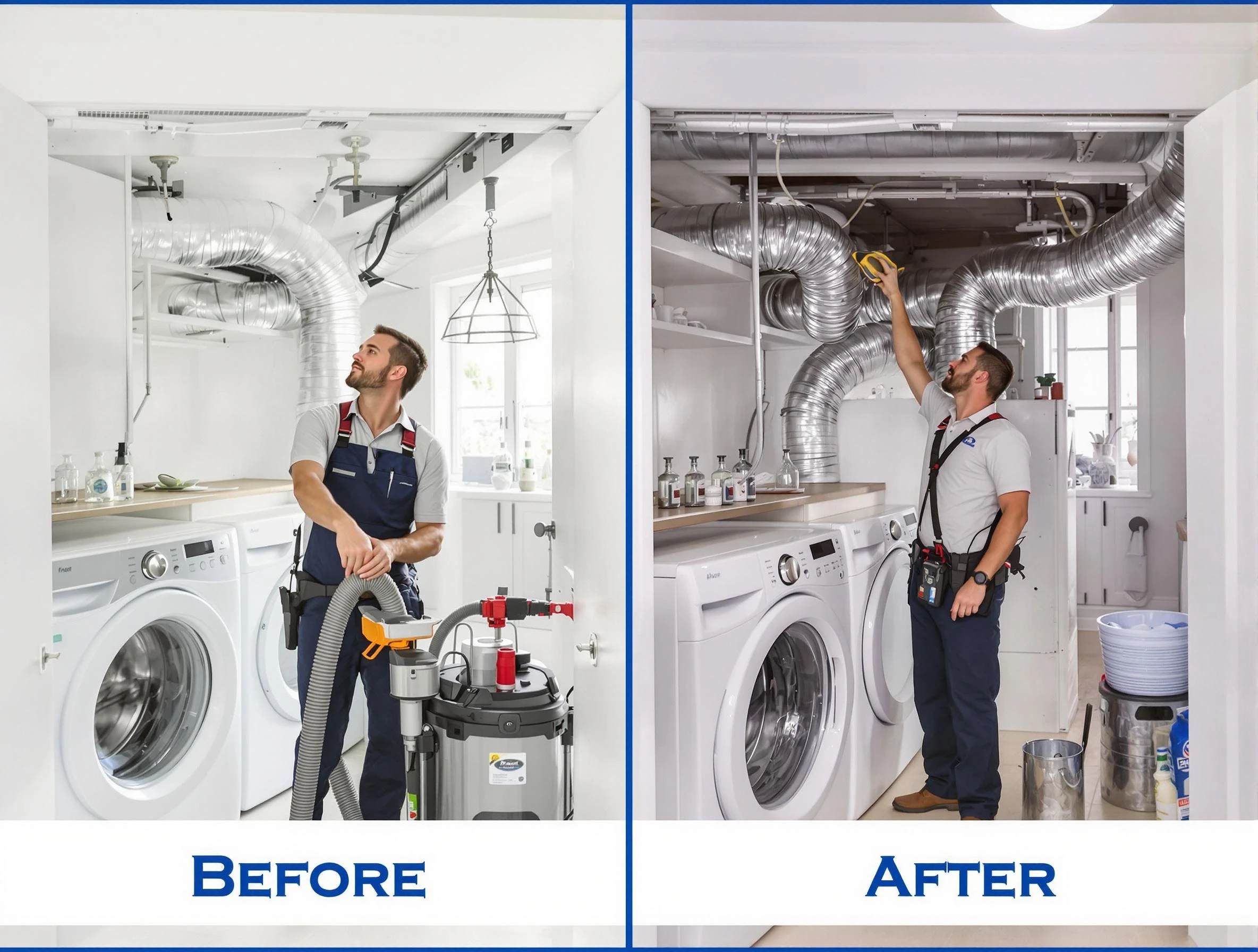 Expert gas dryer vent cleaning by Hendersonville Dryer Vent Cleaning in Hendersonville